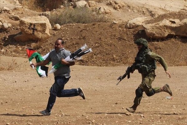 یورش خشونت بار نظامیان اسرائیل به گردهمایی اعتراضی درکرانه باختری