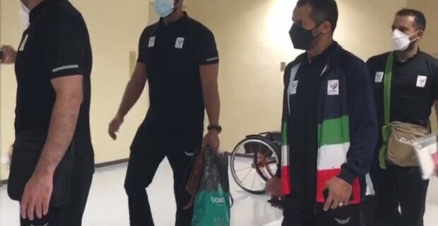 نخستین گروه از کاروان پارالمپیک ایران وارد توکیو شد