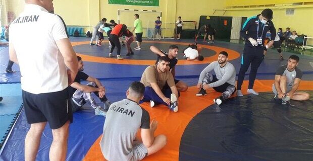 برگزاری نخستین تمرین آزادکاران ایران در محل مسابقات