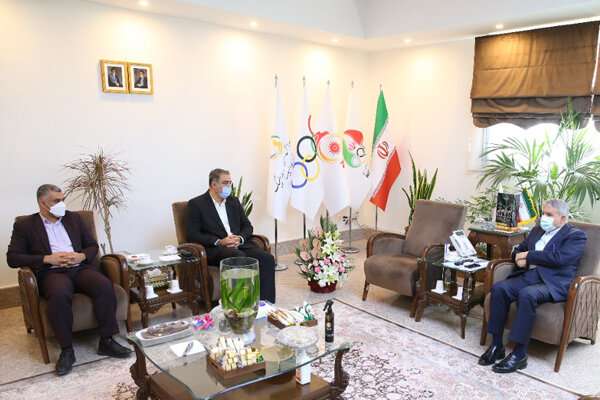 افشین ملایی با رئیس کمیته ملی المپیک دیدار و گفتگو کرد