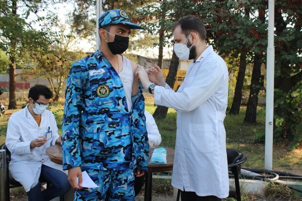 واکسیناسیون سربازان پایگاه هوایی شهید لشکری مهرآباد سرعت گرفت