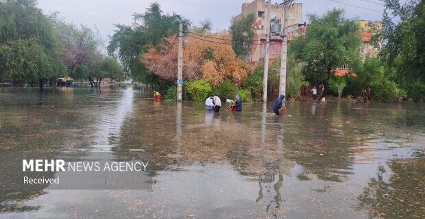 هیچ شهرستانی در خوزستان دچار شرایط حاد آبگرفتگی نشده است