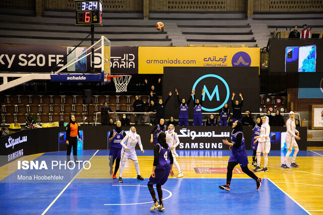 دومین پیروزی گروه بهمن در نیمه‌نهایی بسکتبال زنان