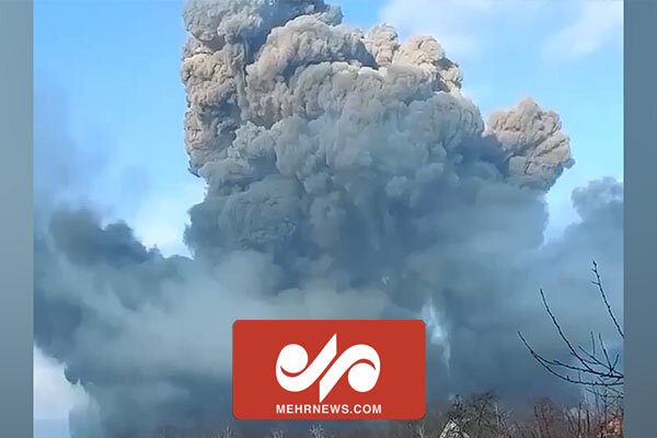 انفجار انبار تسلیحات ارتش اوکراین در وینیتسا