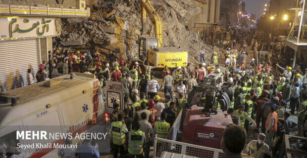 آمار فوت‌شدگان حادثه متروپل به ١٩ نفر رسید