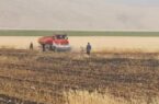 بیش از ۱۰۰ هکتار از مزارع جو و گندم ایذه خاکستر شدند