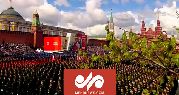 رژه نیروهای مسلح روسیه به مناسبت روز پیروزی در میدان سرخ مسکو