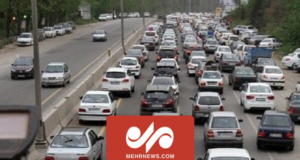 ترافیک سنگین در خروجی تهران به سمت جاده های شمالی کشور