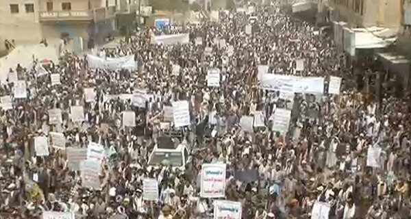 تظاهرات یمنی‌ها در «صنعاء» و «صعده»/ تأکید بر حمایت از فلسطین