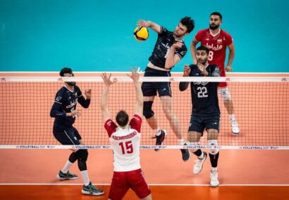 شکست تیم ملی والیبال ایران برابر لهستان