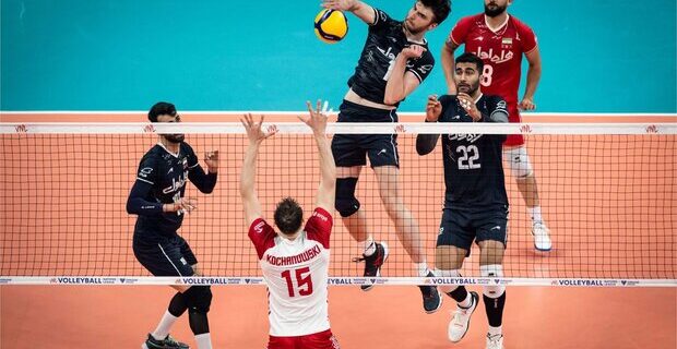 شکست تیم ملی والیبال ایران برابر لهستان