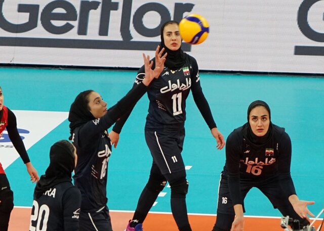 دومین شکست والیبال زنان ایران در جام کنفدراسیون آسیا 