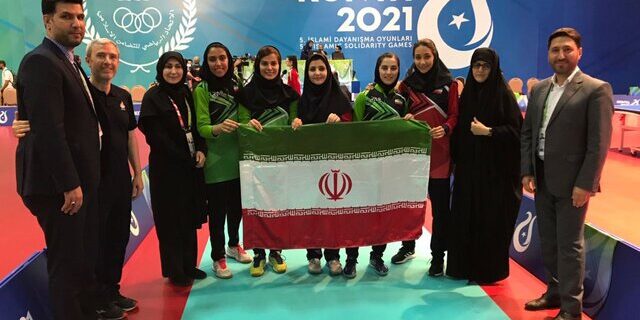 قهرمانی زنان پینگ‌پنگ ایران در بازی‌های کشورهای اسلامی