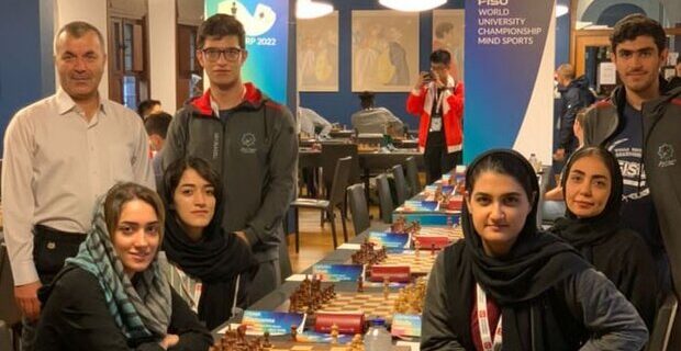 تیم شطرنج دانشجویان ایران به صدر جدول صعود کرد