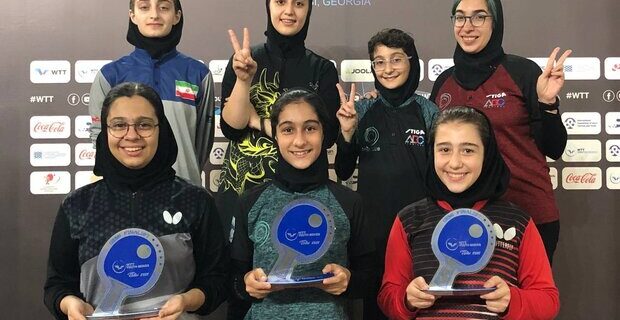 پایان کار دختران تنیس روی میز ایران با ۷ مدال