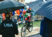 هجدهمی دختر رکابزن ایران در مسابقات حذفی کوهستان قهرمانی جهان