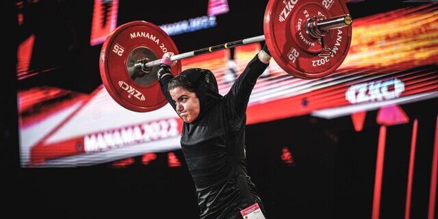 هشتمی دختر وزنه‌بردار ایران در قهرمانی آسیا تنها با ۲ حرکت صحیح!