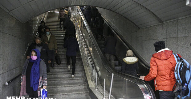 آمار خرابی پله برقی های مترو تهران کمتر از یک درصد است
