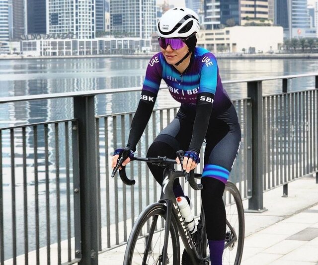 دختر رکابزن ایران عضو تیم اماراتی شد