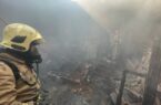 نجات ۱۲ کارگر مشهدی از آتش سوزی ساختمان در دست احداث