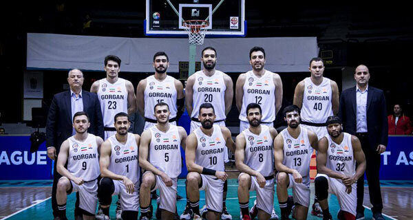 تداوم صدرنشینی تیم بسکتبال گرگان با پیروزی برابر نماینده لبنان
