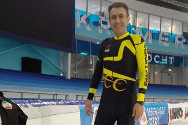 حضور پیشکسوت اسکیت سرعت ایران در مسابقات جهانی هلند