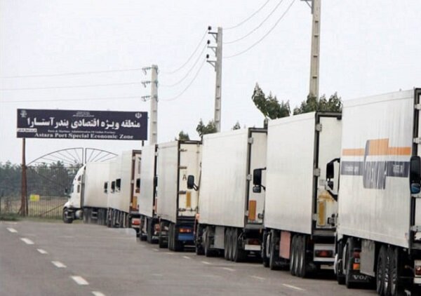 ترانزیت جاده ای بیش از ۹ میلیون و ۳۰۰ هزار تن کالا از ایران