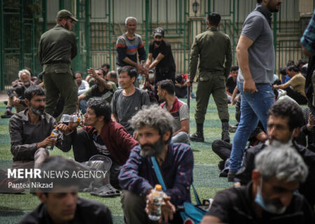 نیمی از معتادان متجاهر در تهران خانواده‌ای ندارند