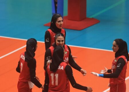 پیروزی زنان والیبالیست ایران مقابل فیلیپین