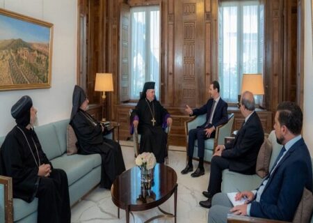 دیدار بشار اسد با سراسقف‌های کلیساهای مسیحی استرالیا