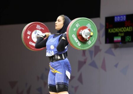۲ برنز دختر وزنه‌بردار ایران در قهرمانی نوجوانان آسیا 