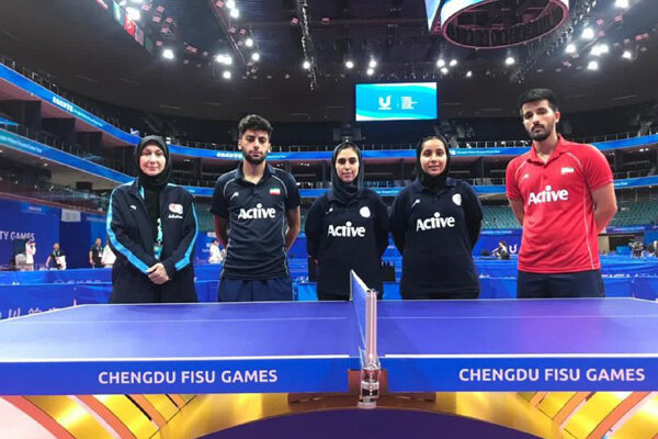 نتایج تنیس روی میز دانشجویان ایران در اولین تجربه
