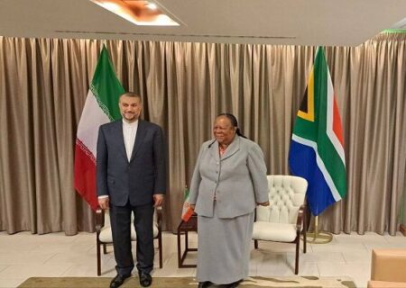 دیدار امیرعبداللهیان با وزیر روابط بین‌المللی آفریقای جنوبی