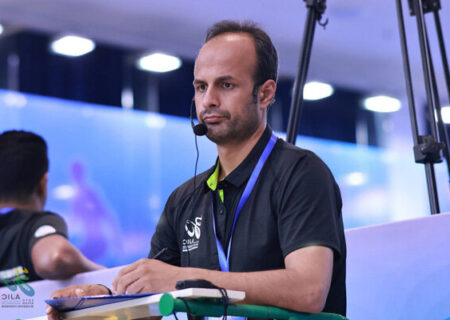داور ایرانی فینال اسکواش قهرمانی آسیا را قضاوت کرد