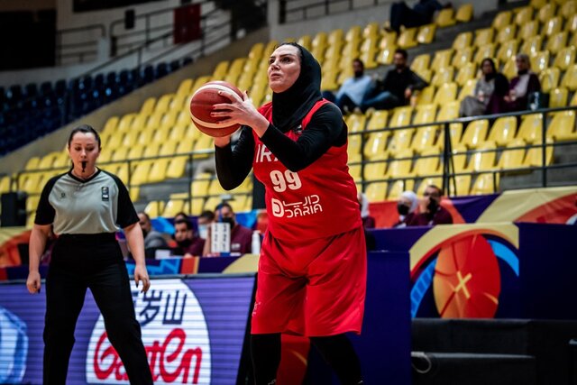 چهارمین شکست پیاپی زنان بسکتبال ایران در جام ویلیام جونز