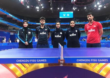 دو پیروزی و دو شکست برای تیم تنیس روی میز ایران