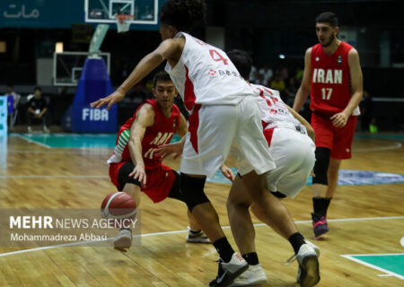 آغاز به کار تیم بسکتبال نوجوانان ایران در آسیا با شکست