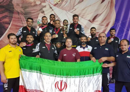 تیم کشتی فرنگی ناشنوایان ایران نایب قهرمان جهان شد