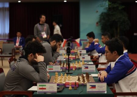 تثبیت صدرنشینی تیم ملی شطرنج با برتری برابر فیلیپین