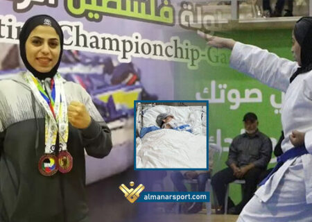 حمایت بانوان کاراته‌کای ایران از دختر فلسطینی