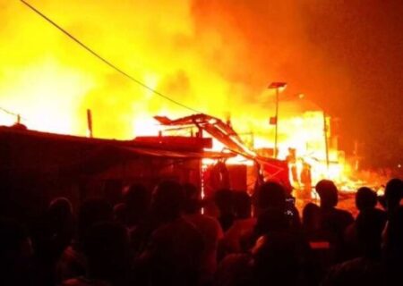 ۳ کشته در آتش سوزی در مرکز فیلیپین