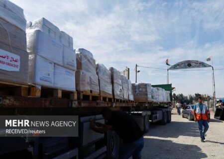 ارسال محموله های بشردوستانه به غزه با مجوز وزارت خارجه مصر