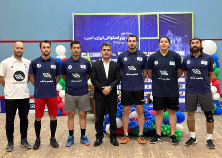 لیگ برتر اسکواش آقایان استارت خورد/ پیروزی میزبان در اولین قدم