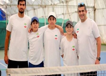 تنیسورهای کمتر از ۱۲ سال ایران به دیدار رده‌بندی رفتند