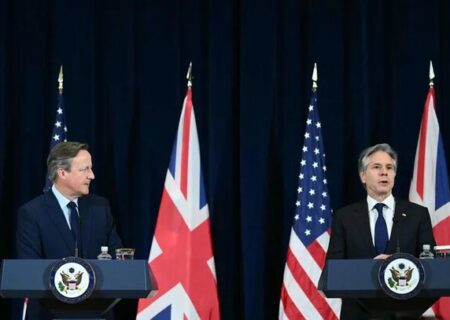 دیدار وزیران خارجه آمریکا و انگلیس
