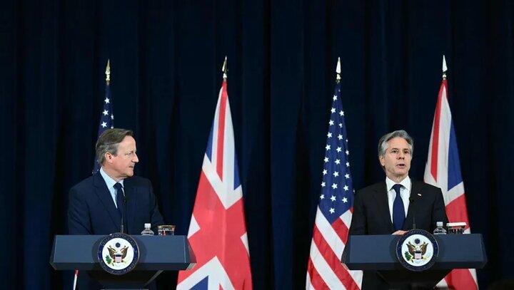 دیدار وزیران خارجه آمریکا و انگلیس