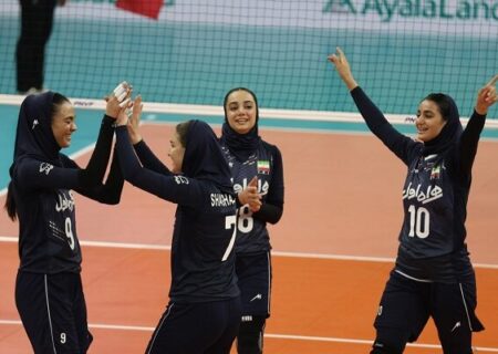 پیروزی دختران والیبال ایران برابر هنگ‌کنگ