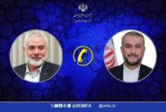 گفت‌وگوی تلفنی امیرعبداللهیان و رئیس دفتر سیاسی جنبش حماس