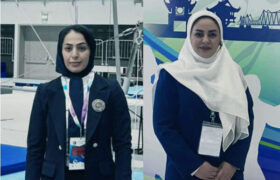 قضاوت دو داور بین المللی ژیمناستیک ایران در مسابقات قهرمانی آسیا