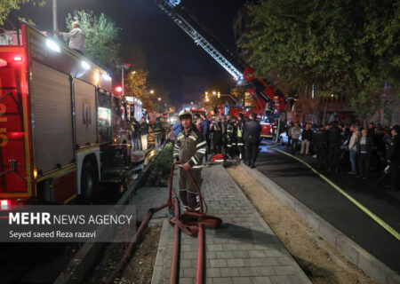 آتش‌سوزی در بیمارستان شریعتی تهران مهار شد